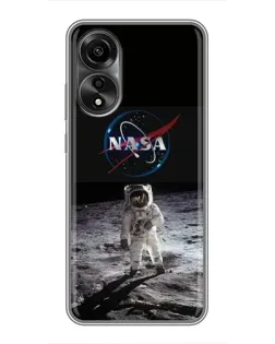 Чехол для OPPO A78 (4G) с картинкой «Астронавт на Луне» Чехол для OPPO A78 (4G) с картинкой «Астронавт на Луне»