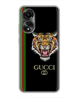 Чехол для OPPO A78 (4G) с картинкой «Тигр Gucci»