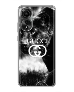 Чехол для OPPO A78 (4G) с картинкой «Gucci — дикая природа»