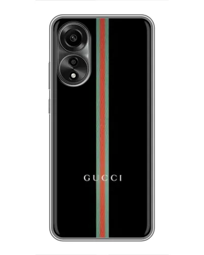 Чехол для OPPO A78 (4G) с картинкой «Gucci — строгая линия» Чехол для OPPO A78 (4G) с картинкой «Gucci — строгая линия»