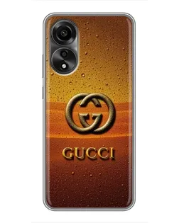 Чехол для OPPO A78 (4G) с картинкой «Gucci — солнечный градиент»