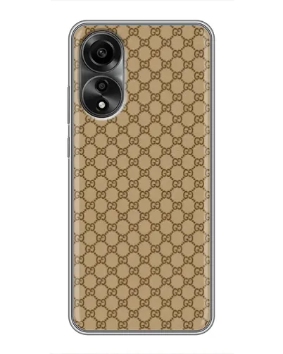 Чехол для OPPO A78 (4G) с картинкой «Gucci — классический беж» Чехол для OPPO A78 (4G) с картинкой «Gucci — классический беж»