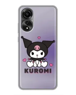 Чехол для OPPO A78 (4G) с картинкой «Kuromi — фиолетовый арт» Чехол для OPPO A78 (4G) с картинкой «Kuromi — фиолетовый арт»