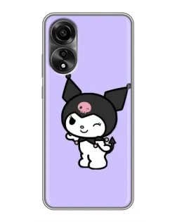 Чехол для OPPO A78 (4G) с картинкой «Классическая Kuromi» Чехол для OPPO A78 (4G) с картинкой «Классическая Kuromi»