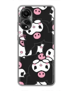 Чехол для OPPO A78 (4G) с картинкой «Паттерн голов Куроми» Чехол для OPPO A78 (4G) с картинкой «Паттерн голов Куроми»