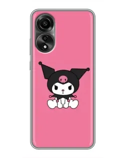 Чехол для OPPO A78 (4G) с картинкой «Хмурая Kuromi» Чехол для OPPO A78 (4G) с картинкой «Хмурая Kuromi»