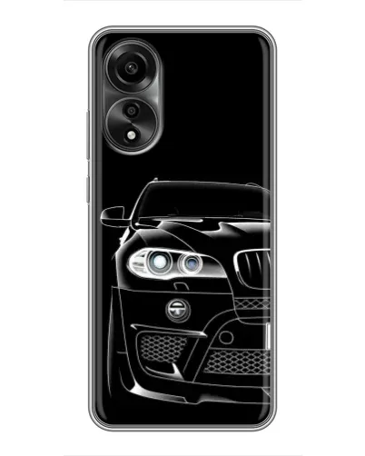 Чехол для OPPO A78 (4G) с картинкой «Темный силуэт BMW» Чехол для OPPO A78 (4G) с картинкой «Темный силуэт BMW»