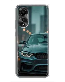 Чехол для OPPO A78 (4G) с картинкой «BMW в огнях города» Чехол для OPPO A78 (4G) с картинкой «BMW в огнях города»
