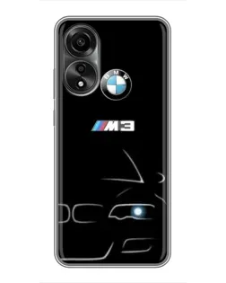 Чехол для OPPO A78 (4G) с картинкой «Минималистичный принт BMW M3» Чехол для OPPO A78 (4G) с картинкой «Минималистичный принт BMW M3»