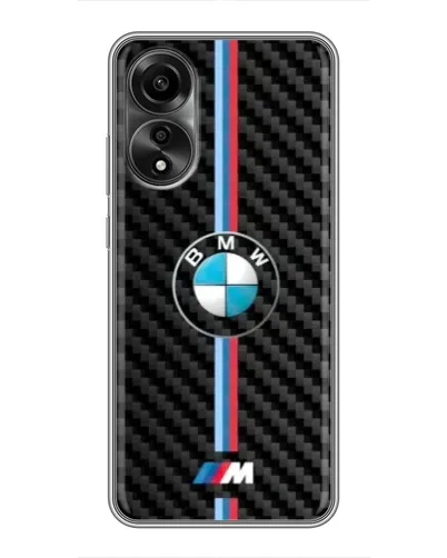 Чехол для OPPO A78 (4G) с картинкой «Эмблема BMW и карбон» Чехол для OPPO A78 (4G) с картинкой «Эмблема BMW и карбон»