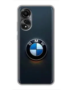 Чехол для OPPO A78 (4G) с картинкой «Логотип BMW — минимализм» Чехол для OPPO A78 (4G) с картинкой «Логотип BMW — минимализм»