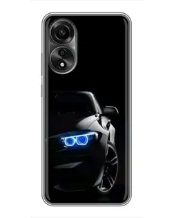 Чехол для OPPO A78 (4G) с картинкой «BMW — ночной взгляд» Чехол для OPPO A78 (4G) с картинкой «BMW — ночной взгляд»