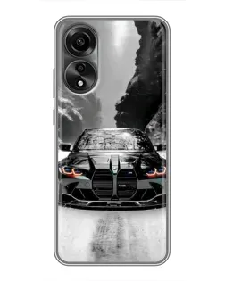 Чехол для OPPO A78 (4G) с картинкой «BMW — акварельный дрифт» Чехол для OPPO A78 (4G) с картинкой «BMW — акварельный дрифт»
