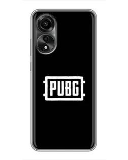 Чехол для OPPO A78 (4G) с картинкой «Лого BMW — металлический блеск»