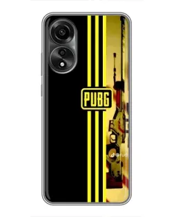 Чехол для OPPO A78 (4G) с картинкой «PUBG — камуфляжный шлем»