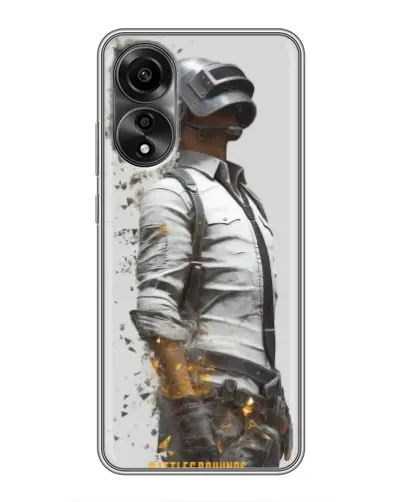 Чехол для OPPO A78 (4G) с картинкой «PUBG — боец в пыли» Чехол для OPPO A78 (4G) с картинкой «PUBG — боец в пыли»
