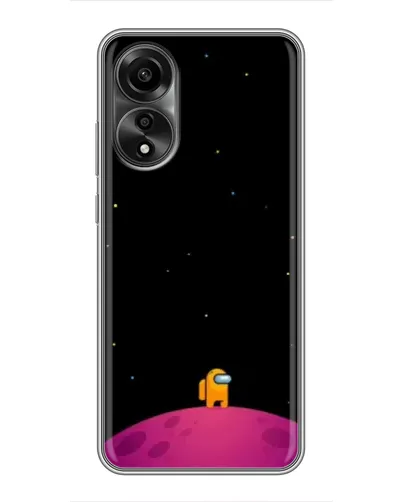 Чехол для OPPO A78 (4G) с картинкой «Одинокий герой на планете» Чехол для OPPO A78 (4G) с картинкой «Одинокий герой на планете»