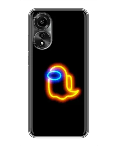 Чехол для OPPO A78 (4G) с картинкой «Among Us неоновое сияние» Чехол для OPPO A78 (4G) с картинкой «Among Us неоновое сияние»