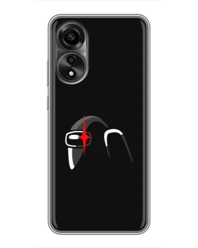 Чехол для OPPO A78 (4G) с картинкой «Among Us шлем» Чехол для OPPO A78 (4G) с картинкой «Among Us шлем»