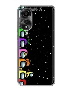 Чехол для OPPO A78 (4G) с картинкой «Команда Among Us» Чехол для OPPO A78 (4G) с картинкой «Команда Among Us»