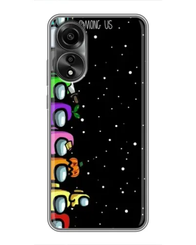 Чехол для OPPO A78 (4G) с картинкой «Команда Among Us» Чехол для OPPO A78 (4G) с картинкой «Команда Among Us»