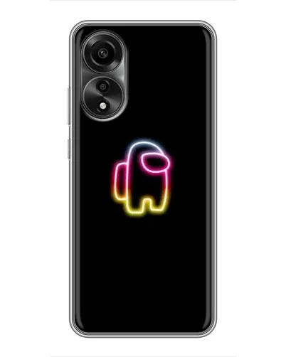 Чехол для OPPO A78 (4G) с картинкой «Among Us градиент» Чехол для OPPO A78 (4G) с картинкой «Among Us градиент»