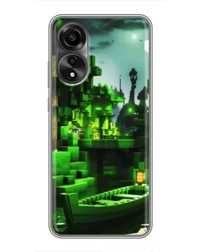 Чехол для OPPO A78 (4G) с картинкой «Minecraft лесной пейзаж» Чехол для OPPO A78 (4G) с картинкой «Minecraft лесной пейзаж»