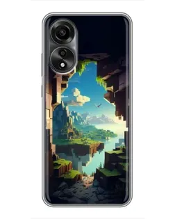 Чехол для OPPO A78 (4G) с картинкой «Вид из пещеры» Чехол для OPPO A78 (4G) с картинкой «Вид из пещеры»