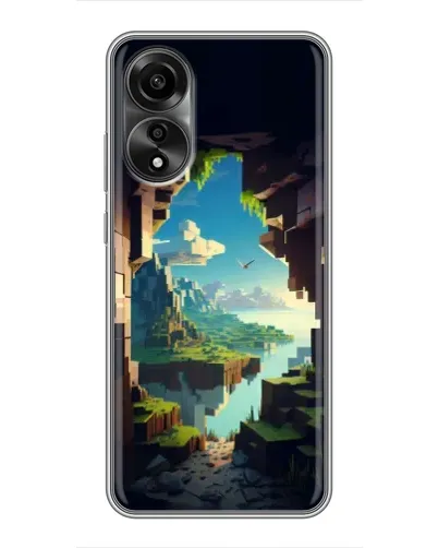 Чехол для OPPO A78 (4G) с картинкой «Вид из пещеры» Чехол для OPPO A78 (4G) с картинкой «Вид из пещеры»