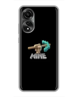 Чехол для OPPO A78 (4G) с картинкой «Алмазная кирка» Чехол для OPPO A78 (4G) с картинкой «Алмазная кирка»