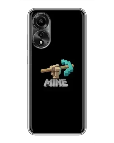 Чехол для OPPO A78 (4G) с картинкой «Алмазная кирка» Чехол для OPPO A78 (4G) с картинкой «Алмазная кирка»