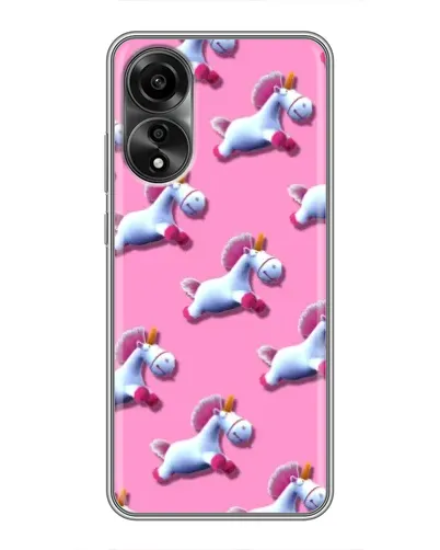 Чехол для OPPO A78 (4G) с картинкой «Единороги на розовом» Чехол для OPPO A78 (4G) с картинкой «Единороги на розовом»
