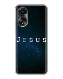 Чехол для OPPO A78 (4G) с картинкой «Звездное небо Jesus»