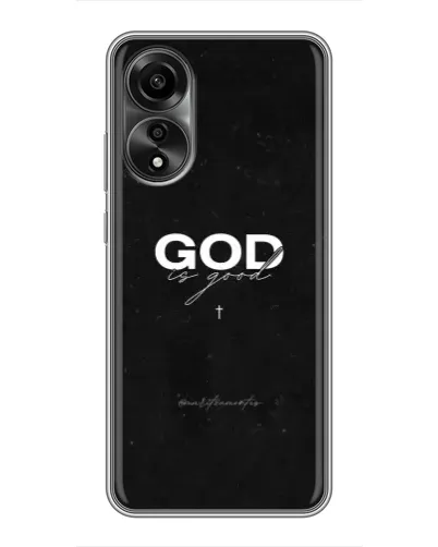 Чехол для OPPO A78 (4G) с картинкой «GOD — Бог над всем» Чехол для OPPO A78 (4G) с картинкой «GOD — Бог над всем»