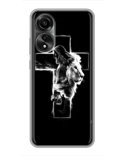 Чехол для OPPO A78 (4G) с картинкой «Сияющий крест Jesus» Чехол для OPPO A78 (4G) с картинкой «Сияющий крест Jesus»