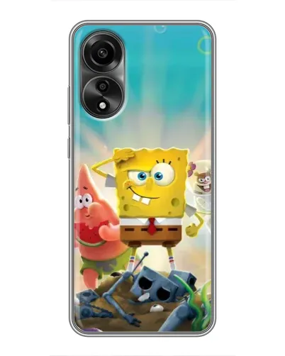 Чехол для OPPO A78 (4G) с картинкой «Спанч Боб победитель» Чехол для OPPO A78 (4G) с картинкой «Спанч Боб победитель»