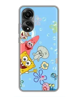 Чехол для OPPO A78 (4G) с картинкой «Веселые пузырьки»