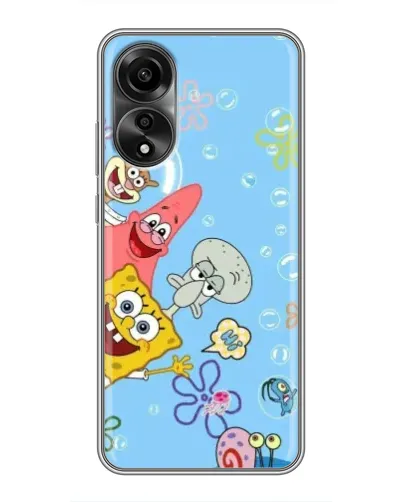 Чехол для OPPO A78 (4G) с картинкой «Веселые пузырьки» Чехол для OPPO A78 (4G) с картинкой «Веселые пузырьки»