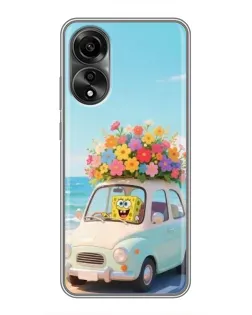 Чехол для OPPO A78 (4G) с картинкой «Автомобильное путешествие»