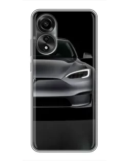 Чехол для OPPO A78 (4G) с картинкой «Tesla Model S Look» Чехол для OPPO A78 (4G) с картинкой «Tesla Model S Look»