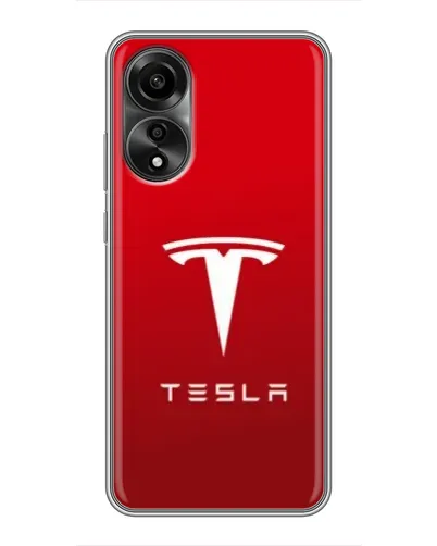 Чехол для OPPO A78 (4G) с картинкой «Tesla Red Classic» Чехол для OPPO A78 (4G) с картинкой «Tesla Red Classic»