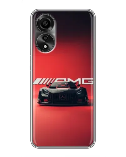Чехол для OPPO A78 (4G) с картинкой «Mercedes AMG — красная линия» Чехол для OPPO A78 (4G) с картинкой «Mercedes AMG — красная линия»