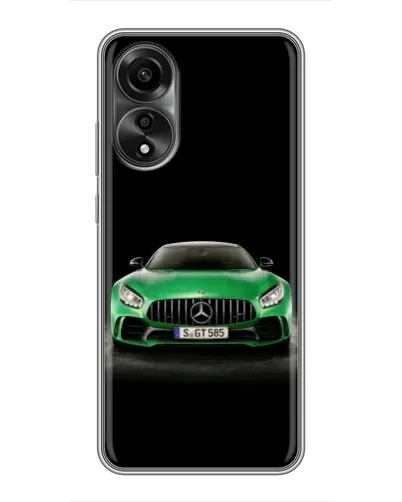 Чехол для OPPO A78 (4G) с картинкой «Mercedes — неоновый лого» Чехол для OPPO A78 (4G) с картинкой «Mercedes — неоновый лого»