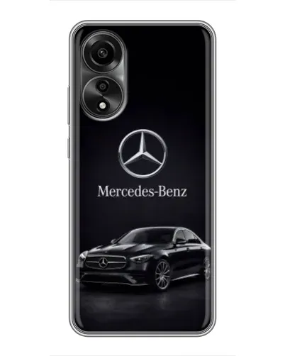 Чехол для OPPO A78 (4G) с картинкой «Mercedes — решетка радиатора» Чехол для OPPO A78 (4G) с картинкой «Mercedes — решетка радиатора»