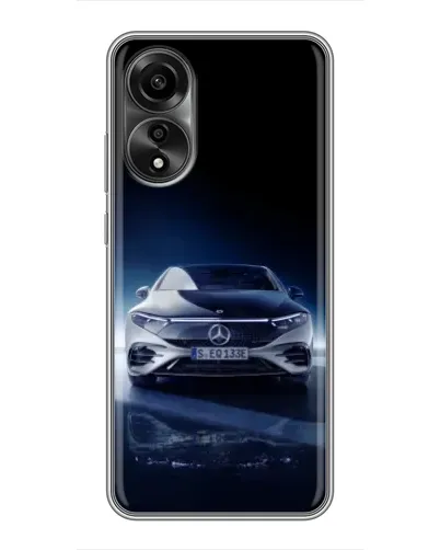 Чехол для OPPO A78 (4G) с картинкой «Ночной Mercedes EQ» Чехол для OPPO A78 (4G) с картинкой «Ночной Mercedes EQ»