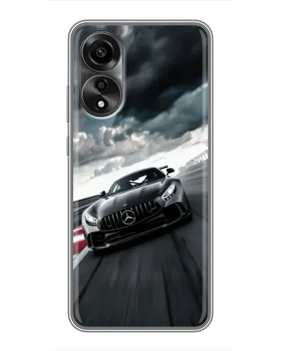 Чехол для OPPO A78 (4G) с картинкой «Гоночный Mercedes AMG» Чехол для OPPO A78 (4G) с картинкой «Гоночный Mercedes AMG»