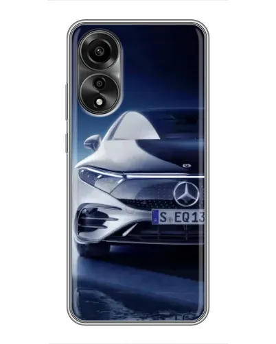 Чехол для OPPO A78 (4G) с картинкой «Mercedes EQ — будущее» Чехол для OPPO A78 (4G) с картинкой «Mercedes EQ — будущее»