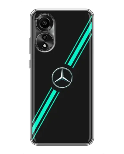 Чехол для OPPO A78 (4G) с картинкой «Спортивные линии Mercedes» Чехол для OPPO A78 (4G) с картинкой «Спортивные линии Mercedes»