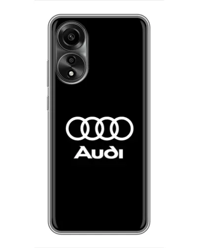 Чехол для OPPO A78 (4G) с картинкой «Классическое лого Audi»