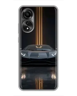Чохол для OPPO A78 (4G) з картинкою «Lamborghini золоті лінії» Чохол для OPPO A78 (4G) з картинкою «Lamborghini золоті лінії»